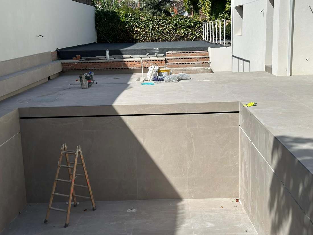 Piscina de obra — después de la reforma